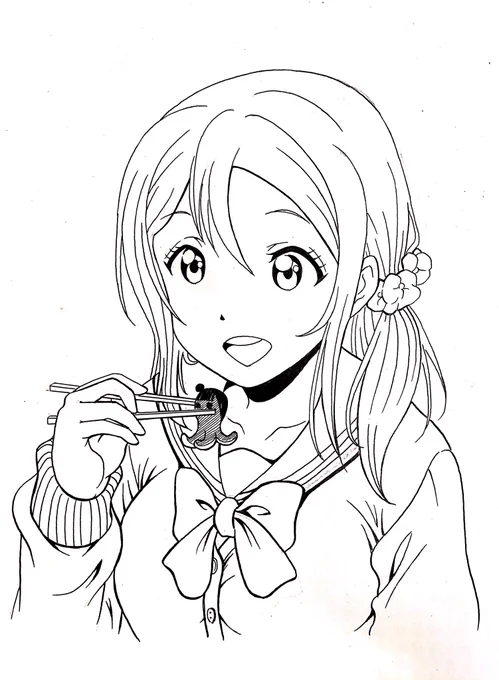#イラスト #絵 #漫画 #マンガ #4コマ
 #国木田花丸生誕祭2021 