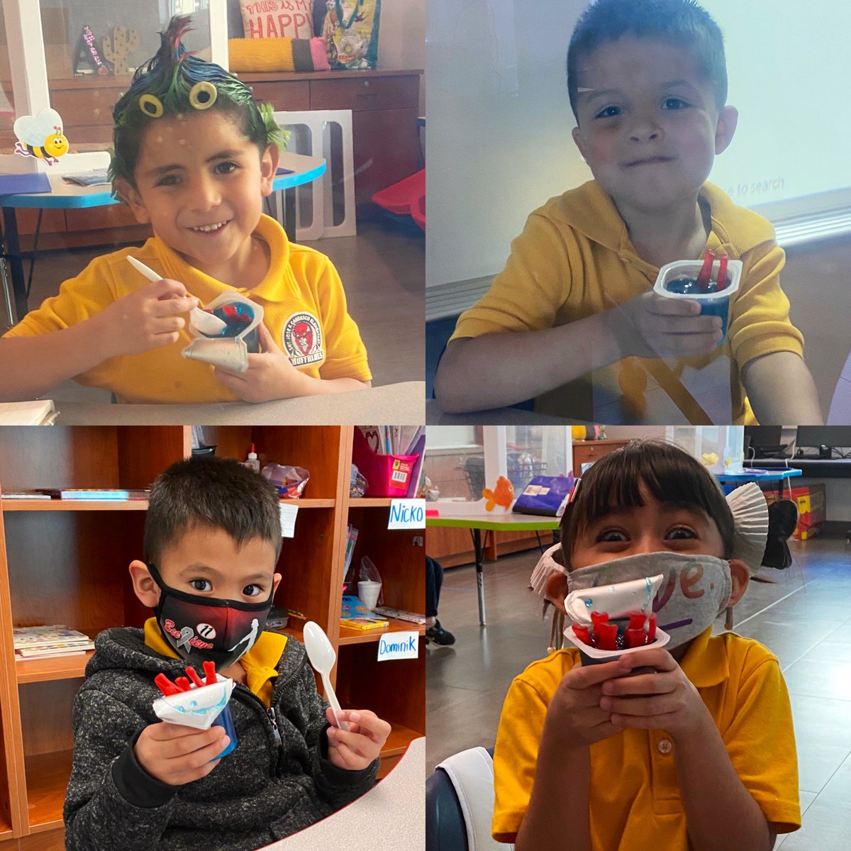 AAamparan_JCE's tweet image. My little buffs enjoying a yummy snack while listening to our read aloud “One Fish Two Fish Red Fish Blue Fish” ❤️🦬💙 #PreKROCKS #PreKBUFFA #BuffPuff #TeamSISD #ReadAcrossAmericaWeek #BuffsLoveReading