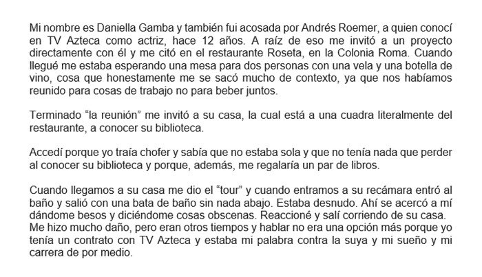 PeriodistasPUM's tweet photo. #Nueva #MismoModusOperandi #AbusoSexual | Fecha: #2009 | DENUNCIA 28 contra #AndrésRoemer, escritor, conductor de @adn40 y fundador de @cddelasideas
#MeTooMx2021 #MeTooPeriodistasMexicanos #NoEstamosSolas #YoLesCreoAEllas #MeToo https://t.co/m1NGpJe4Tj