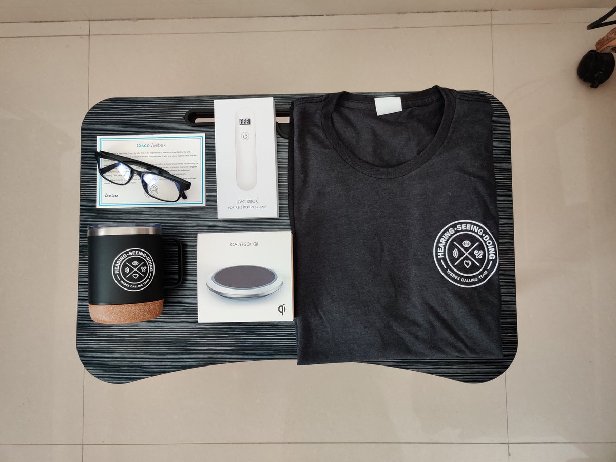 kv_divya's tweet photo. Cisco Goodies - One of the many reasons I love Cisco! #WeAreCisco #LoveWhereYouWork #Webex https://t.co/a8E9TBFO4d
