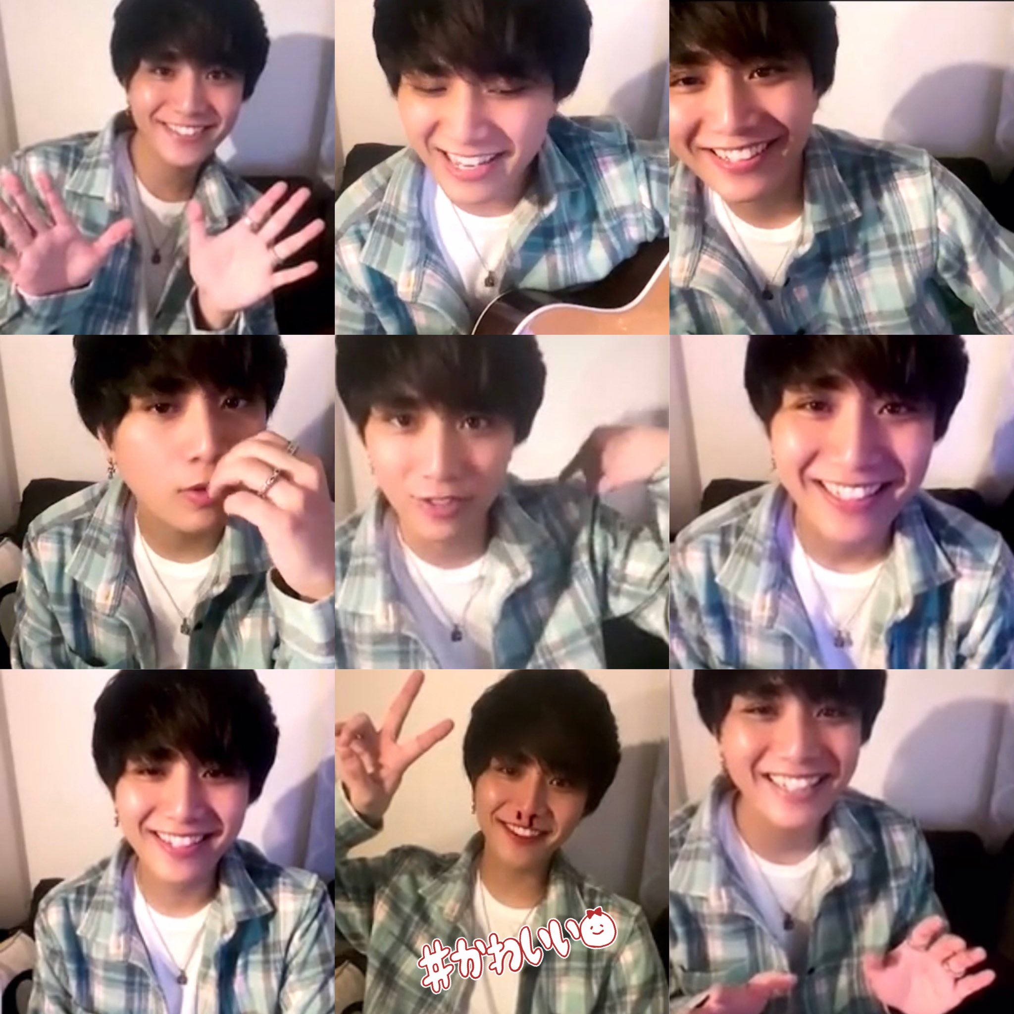 Michiyo Kazukiくんかっこよかった Anfiny Kazuki かっこかわいい 笑顔が素敵 爽やか シャツ似合ってる