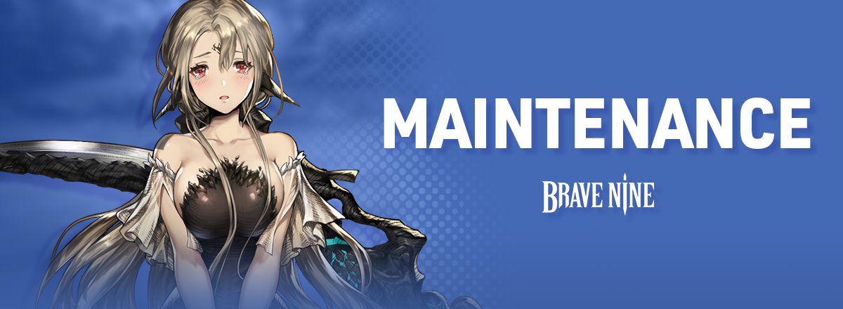 NEOWIZ GLOBAL (@neowizglobal) on Twitter photo Tonight's the big #BraveNine patch! The game will be inaccessible during the downtime.
π Maintenance Period: 9:50 Mar 3rd - 08:00 Mar 4th 2021 (UTC)
β‘οΈ For more information about the update:
ow.ly/eLqE50DOgnV
<a href="/BraveNineGlobal/">Brave Nine Global</a> #WeAreNEOWIZ #NEOWIZ #MobileGaming Tonight's the big #BraveNine patch! The game will be inaccessible during the downtime.
π Maintenance Period: 9:50 Mar 3rd - 08:00 Mar 4th 2021 (UTC)
β‘οΈ For more information about the update:
ow.ly/eLqE50DOgnV
<a href="/BraveNineGlobal/">Brave Nine Global</a> #WeAreNEOWIZ #NEOWIZ #MobileGaming
