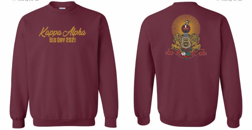 GIVEAWAY TIME! We’re giving away a Bid Day 2021 sweatshirt on both Instagram and Twitter! All you have to do is retweet this tweet! You have until tomorrow night to enter and the winners will be picked Friday! Good luck!!
