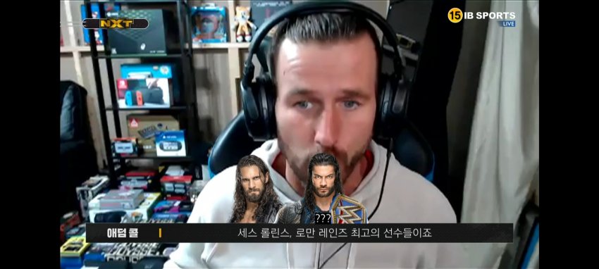botch205's tweet photo. best wrestler he chose in the Korean broadcast interview @AdamColePro #WWENXT #ibsports https://t.co/KiqSkw7sDI
