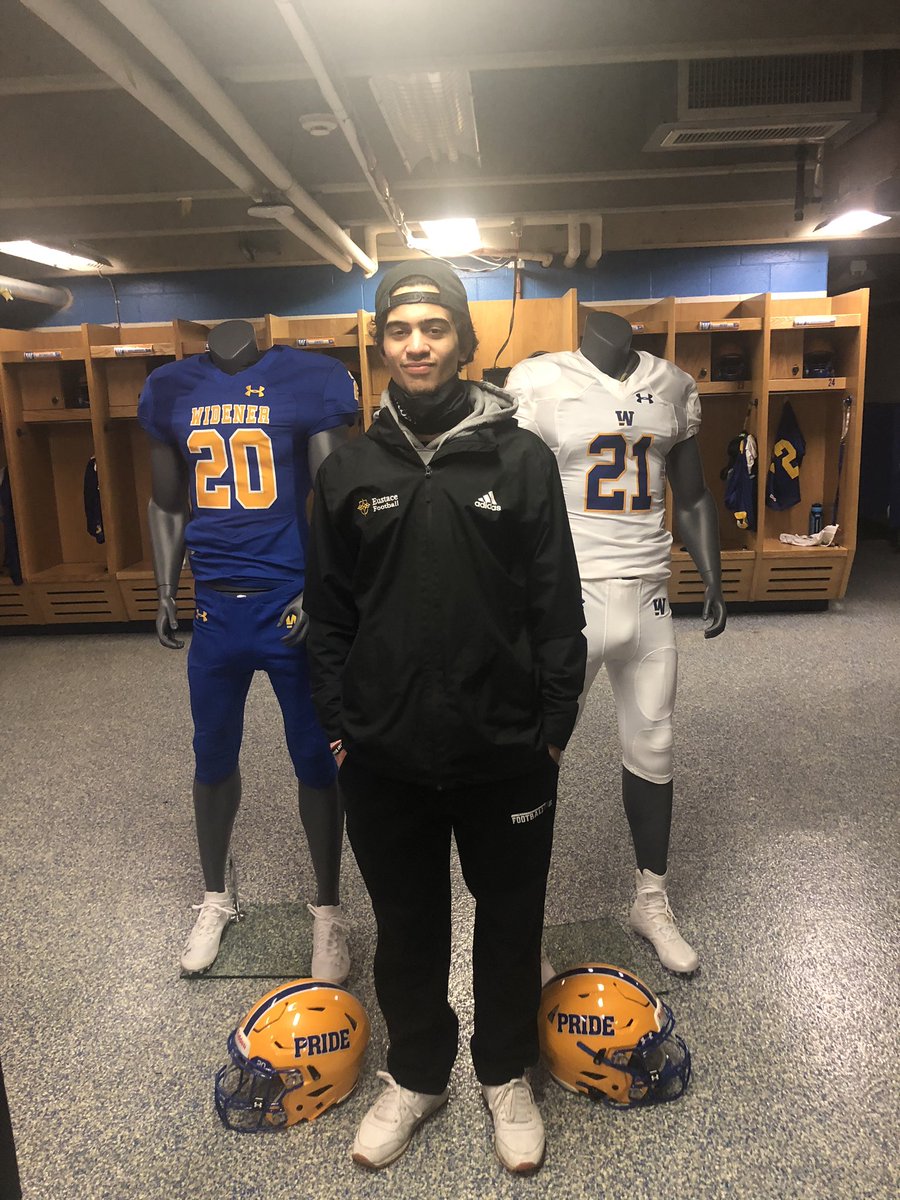 RyanPattison8's tweet photo. Excited to announce that I will be continuing my academic and athletic career at Widener University. Thank you to the coaches who gave up their time to reach out to me. @Widener_FB @WidenerSports @CoachPatBrown @CoachBossHogge @CoachP_Irish90 https://t.co/BpkoadiHGu