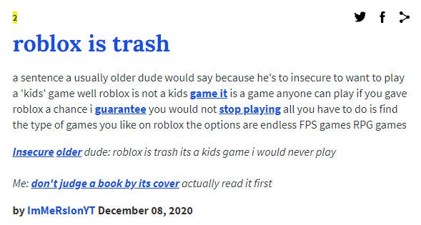 Peak Urban Dictionary