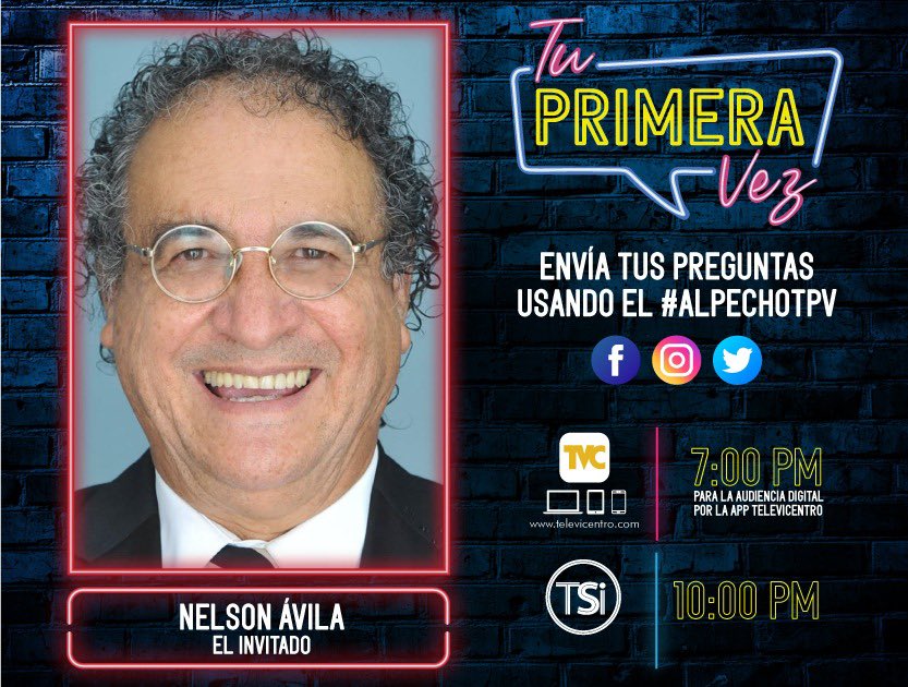 TN5Telenoticias's tweet photo. ¿Tenes preguntas que quieres hacer #AlPechoTPV al pre candidato Nelson Ávila? Comenta aquí 💬 y se las presentaremos en #TuPrimeraVez
Recuerda que puedes ver los programas nuevamente en https://t.co/lHU7INDWx1 https://t.co/XqKALnQrFj