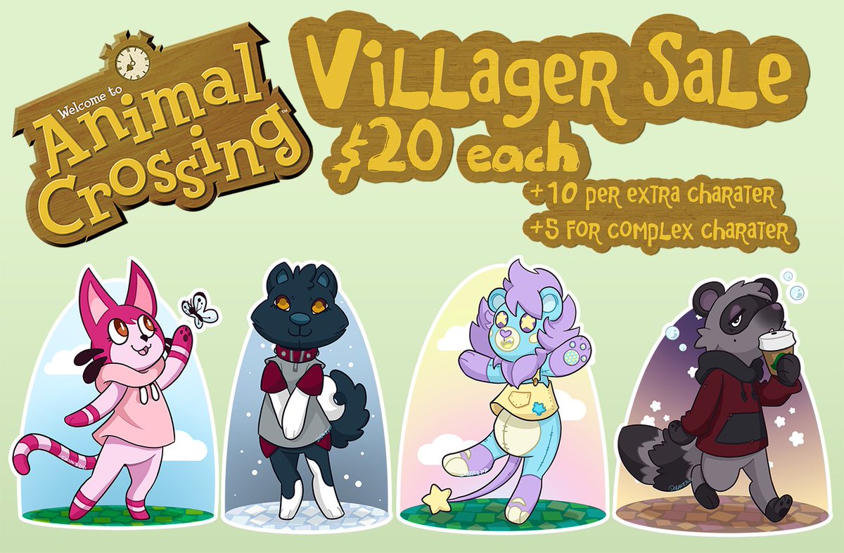 RottingRootsArt's tweet photo. Hey guys! reminder my #commissions are open at this time for full information please check out my carrd
Offering a discount on Chibi Bust, $5 off
Also offering #AnimalCrossing themed commissions as well that are not listed on the carrd
https://t.co/B1PeyUm7Je
#salespost #anthro https://t.co/uqJ7rOBItK