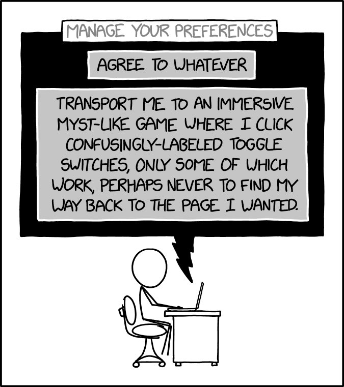 Manage Your Preferences xkcd.com/2432
