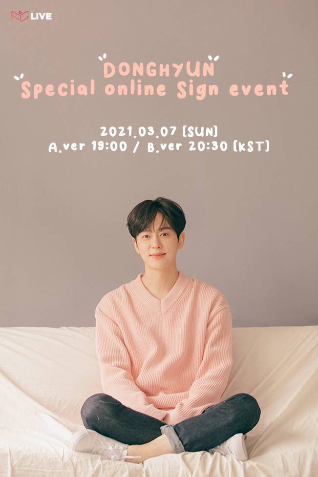 BOYFRIEND ドンヒョン サイン券 FCLIVE \TICKET OPEN⭐️/ ❤️#DONGHYUN Special ONLINE Sign Event