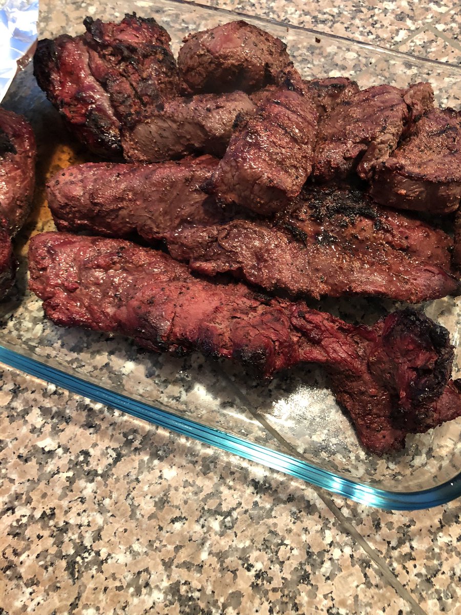 carlsnider's tweet photo. Beautiful day to grill out in Alaska!!

Caribou backstrap from the caribou I got in October.
#madeforalaska
#alaskaishome
#boldlygo
#shootforthemoon
#grillinginalaska https://t.co/yUSxDXev6P