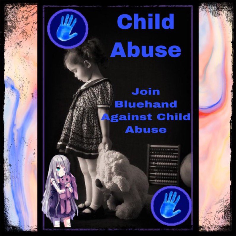 Children are Gifts from God. #Bluehand Stands against Child Abuse 🙏 #StopChildAbuse 🕊 #ChildrenShouldBeLoved 💙 #PrayForTheChildren 🙏