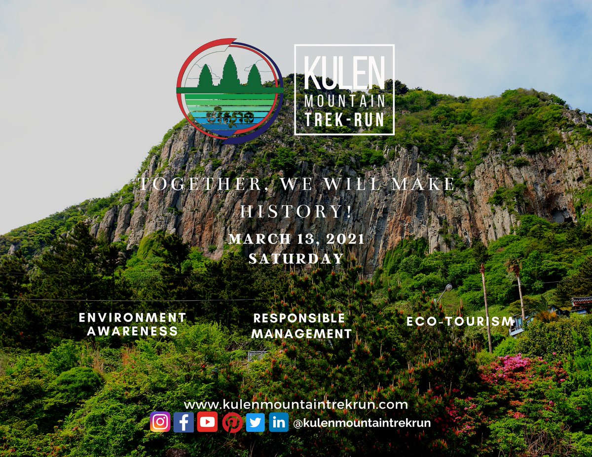 KulenTrekRun's tweet photo. All of us have a restless spirit. The need to roam and explore this earth is in each person's soul.”
#kulenmountaintrekrun #healthylifestyles #plasticfreeevent #environmentalawareness #ecotourism #localcommunity #ecofriendly #environment #sport #siemreap #Cambodia https://t.co/lIKoYt4WUy