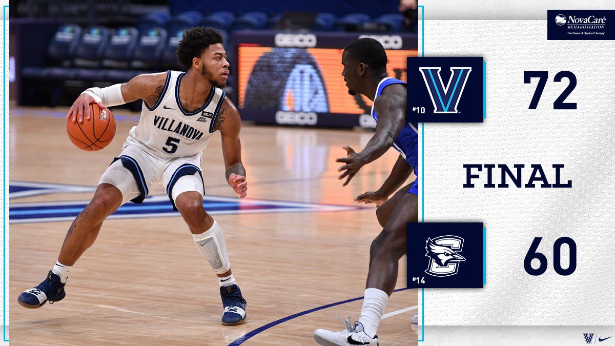 NovaMBB's tweet photo. ‘Cats WIN! 🔵⚪️ https://t.co/uldcfrmUeB
