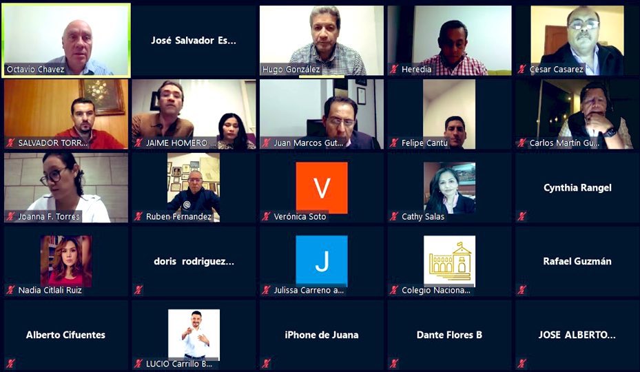 Conasime's tweet photo. 💻 Agradecemos la participación de los ediles que nos acompañaron en la #PrimeraCapacitación #OnLine con el @DerMunicipal.
➡️Les estaremos avisando de nuestras próximas capacitaciones.
Pdta. de la #CONASIME @joannaftorres
Pdte. de la @CoNaReM_ @LucioCarrilloB https://t.co/KLGdPRB21d