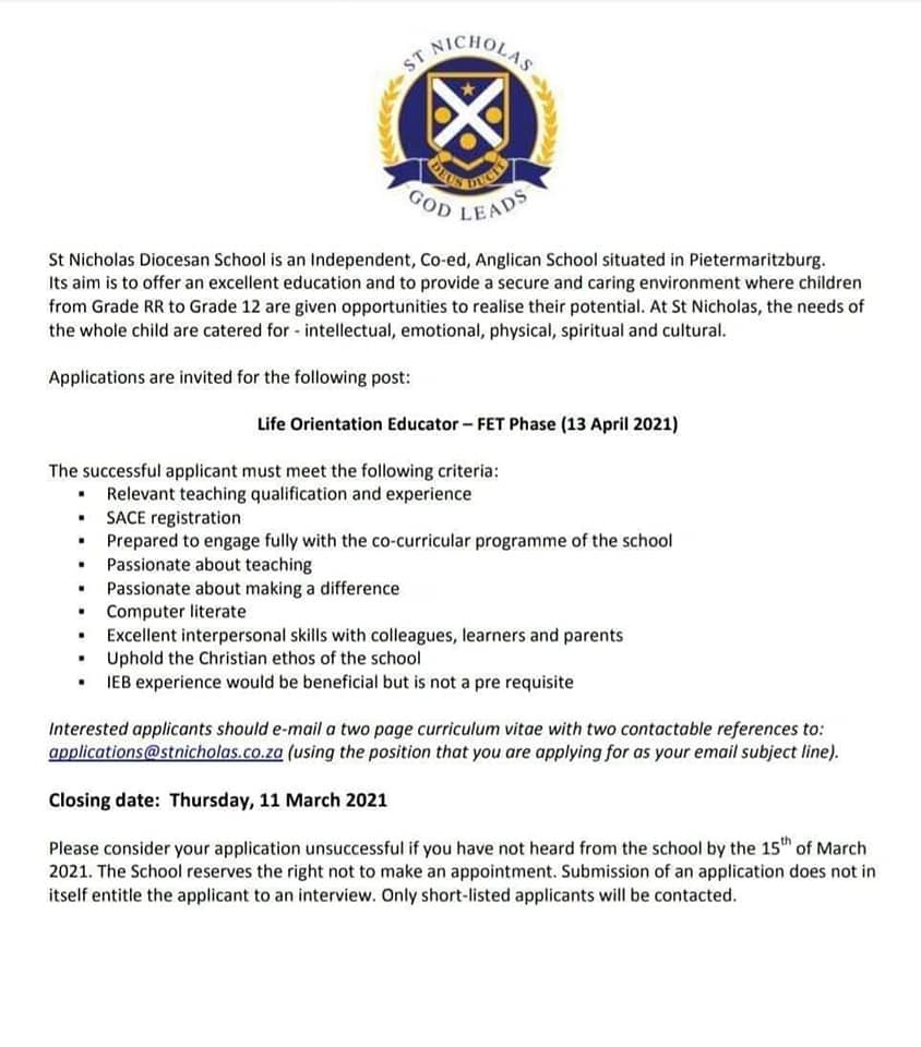 FuzileMazo's tweet photo. A very good Morning to all,
I greet in vacancies, Learnerships and Bursaries opportunities.
Please retweet this
#VacancyDrive
#JobSeekersSA https://t.co/I36QrwYWs1