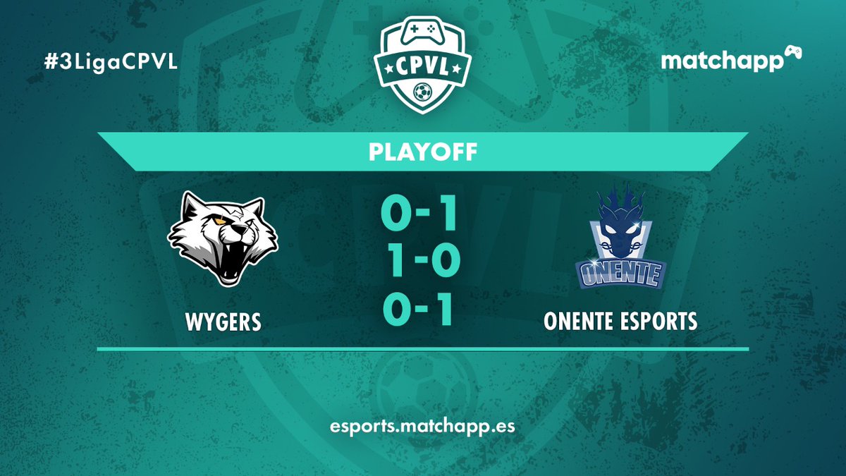 ¡¡𝗧𝗘𝗡𝗘𝗠𝗢𝗦 𝗙𝗜𝗡𝗔𝗟𝗜𝗦𝗧𝗔 DE LA #3LigaCPVL!!

💪¡¡@onente_esports pasa a la gran final tras superar a <a href="/Wygers/">Wygers</a> en una eliminatoria muy muy igualada que se decidió por la mínima!!

🏆 A solo un paso del título... ¡Suerte! 🙌