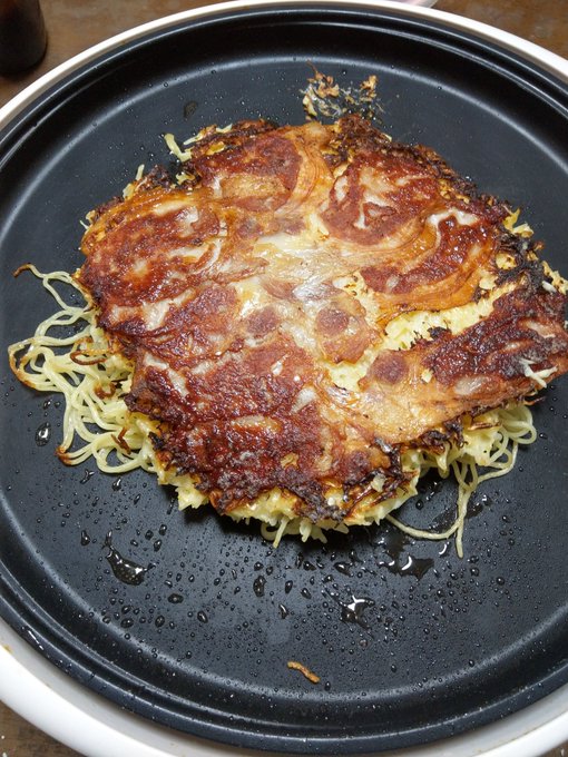 ちょっと焦げた… 