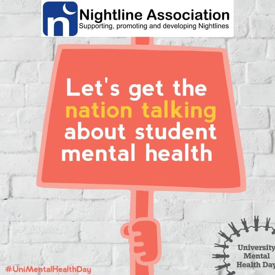 Our student volunteers have done an incredible job continuing to support their peers throughout the pandemic, even while dealing with many of the challenges themselves 💙🌙

Find out more about our work at nightline.ac.uk

#UniMentalHealthDay