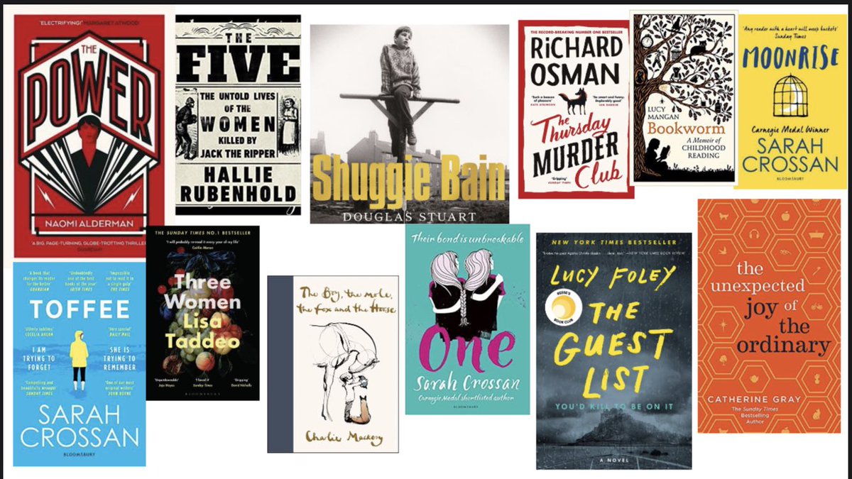 DukesEnglish's tweet photo. Happy World Book Day! Hope you have your reading heads on...here are some recommended and current reads from the English dept 📚😍🎉@DukesTandL @DukesArtDesign @DukesNCEAT @DukesRs @NCEA_Sixth_Form https://t.co/C261AI7Jop