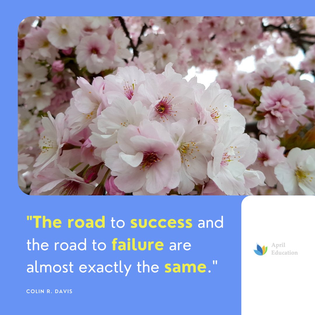 "The road to #success and the #road to #failure are almost exactly the #same." 

Colin R. Davis

#quotes #Motivation