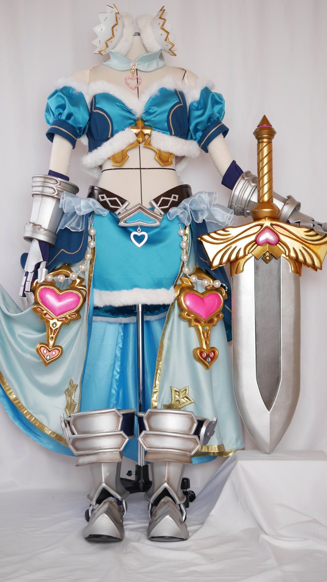 なめチル グランブルーファンタジーより十時愛梨 ちゃんの衣装が出来ました でっかわいい 大剣の制作はうにこさん Unicco とのコラボです