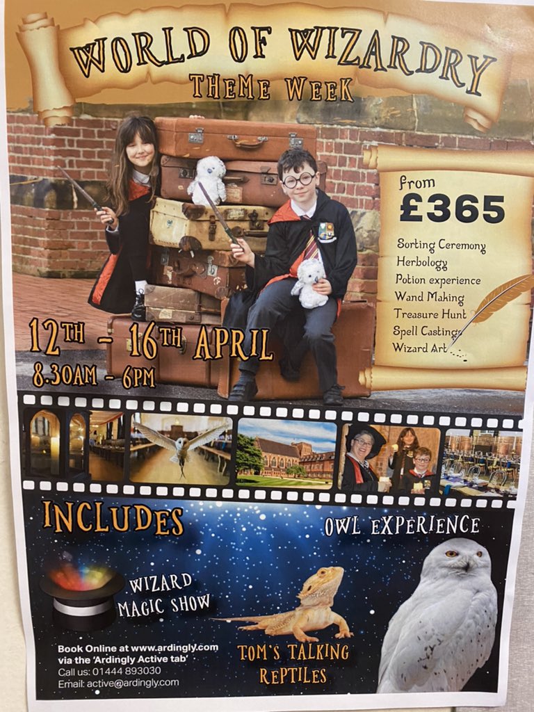 Come have a week of wizardry wonder <a href="/ardinglycollege/">Ardingly College</a> this easter #easter2021 #wizards #witches #magic