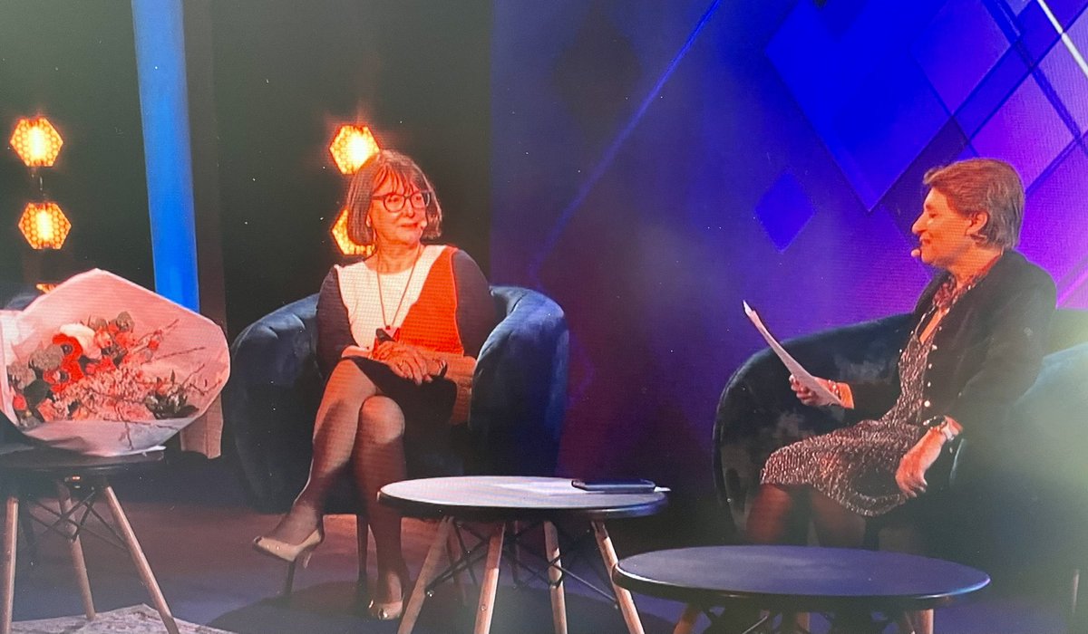 20th #InterElles colloque. <a href="/CatLadousse/">Catherine Ladousse</a> Merci de nous avoir montré la voie et de nous avoir inspiré sur le sujet de la mixité en entreprise. #CercleInterElles #GenderEquity #Gendermixity #womenintech