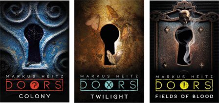 Chedgee's tweet photo. A unique publishing event today. These three books published simultaneously. #Doors #Colony #Twilight #FieldsofBlood
https://t.co/GMEd6z7b41
#MarkusHeitz @JoFletcherBooks @ellakroftpatel @QuercusBooks
#adventure #fantasy #thriller #bookblogger #silverblogger https://t.co/vBFDq8q18G
