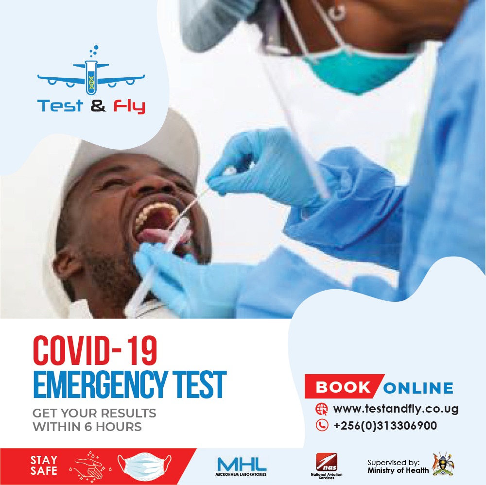 gad_rogers's tweet image. #TestAndFly is the premium and leading health care facility, providing highly specialized medical laboratory diagnostic services for travelers and the general public at large. 

Click testandfly.co.ug to book now.
