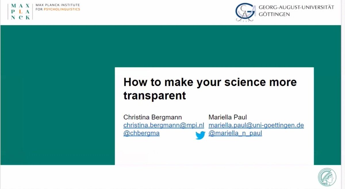 e-LADDA (@itneladda) on Twitter photo Good #OSMorning, as <a href="/chbergma/">Dr. Christina Bergmann - Skies are blue...</a> stated while starting their exciting talk on Open Science in our 3rd Training Day with <a href="/mariella_n_paul/">Dr. Mariella Paul</a> ! Also we thank <a href="/nivedita_mani/">Nivi Mani</a> for coordinating this event all through! 🥳 Good #OSMorning, as <a href="/chbergma/">Dr. Christina Bergmann - Skies are blue...</a> stated while starting their exciting talk on Open Science in our 3rd Training Day with <a href="/mariella_n_paul/">Dr. Mariella Paul</a> ! Also we thank <a href="/nivedita_mani/">Nivi Mani</a> for coordinating this event all through! 🥳