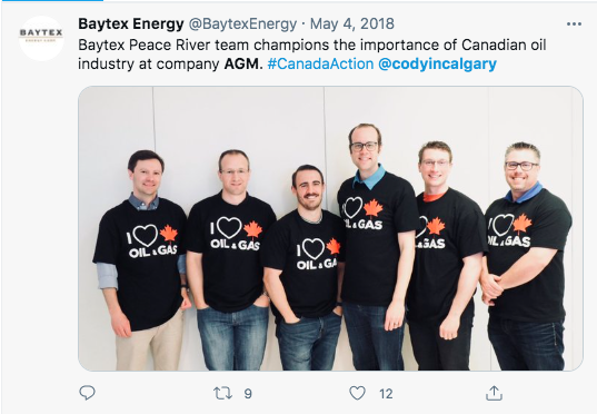 Canada Action has over 100K likes on their FB page & over 11K followers on Linkedin. They are very active on both sites, as well as here and on IG. They are also very effective at infiltrating corporate AGMs and conferences.