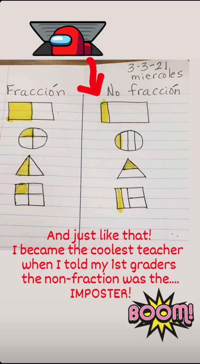 EmmaTsikis's tweet photo. Just trying to keep teaching math fun and relatable! #stuchberyES #PISDMathChat #PISDMathematics #firstgradebilingual https://t.co/5EPSTRt8UQ