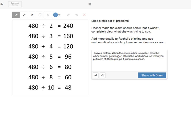 id_rms1's tweet photo. We have been using @Desmos to address student writing in mathematics. Questions where students are asked to modify another student's thinking reduce the cognitive demand of creating an original response, but still push students to analyze and justify (SMP3). 
#idahomath @idmathed https://t.co/6OzmMsF3YM