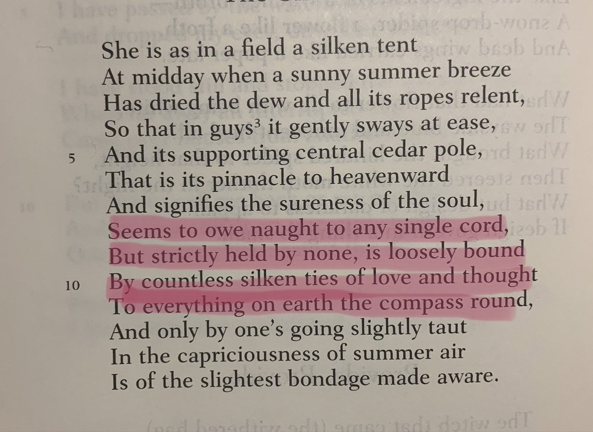 robert frost, the silken tent, 1942