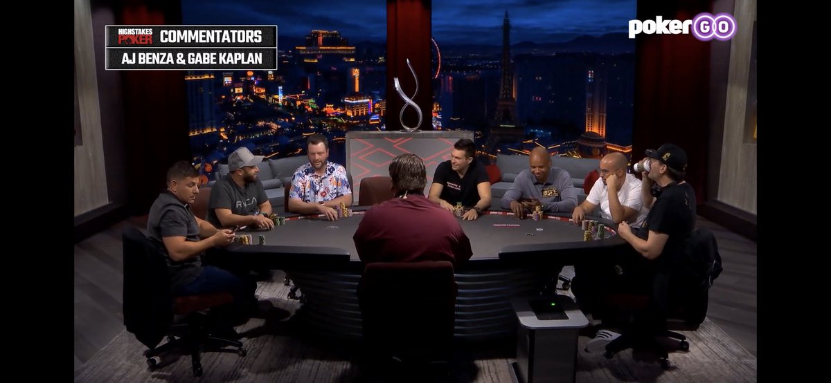 TheRyanFeldman's tweet photo. Hands down the best TV poker lineup of all time

Kudos to @PokerGO @BuffaloHanks 

@DougPolkVids 
@phil_hellmuth 
@philivey 
@BrynKenney 
@TomDwan https://t.co/bgYv3yxV2d