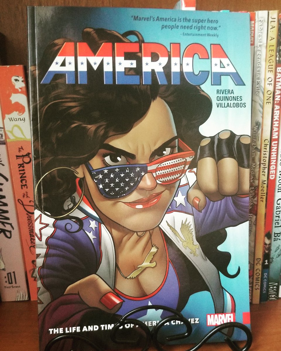 America Chavez is my favorite <a href="/Marvel/">Marvel Entertainment</a>
character and she has a new series dropping today! So what better book to feature for day 3 of #WHM than her first solo series by the talented @QuirkyRican and @Joe_Quinones ?

instagram.com/p/CL-8WN-FwxG/…