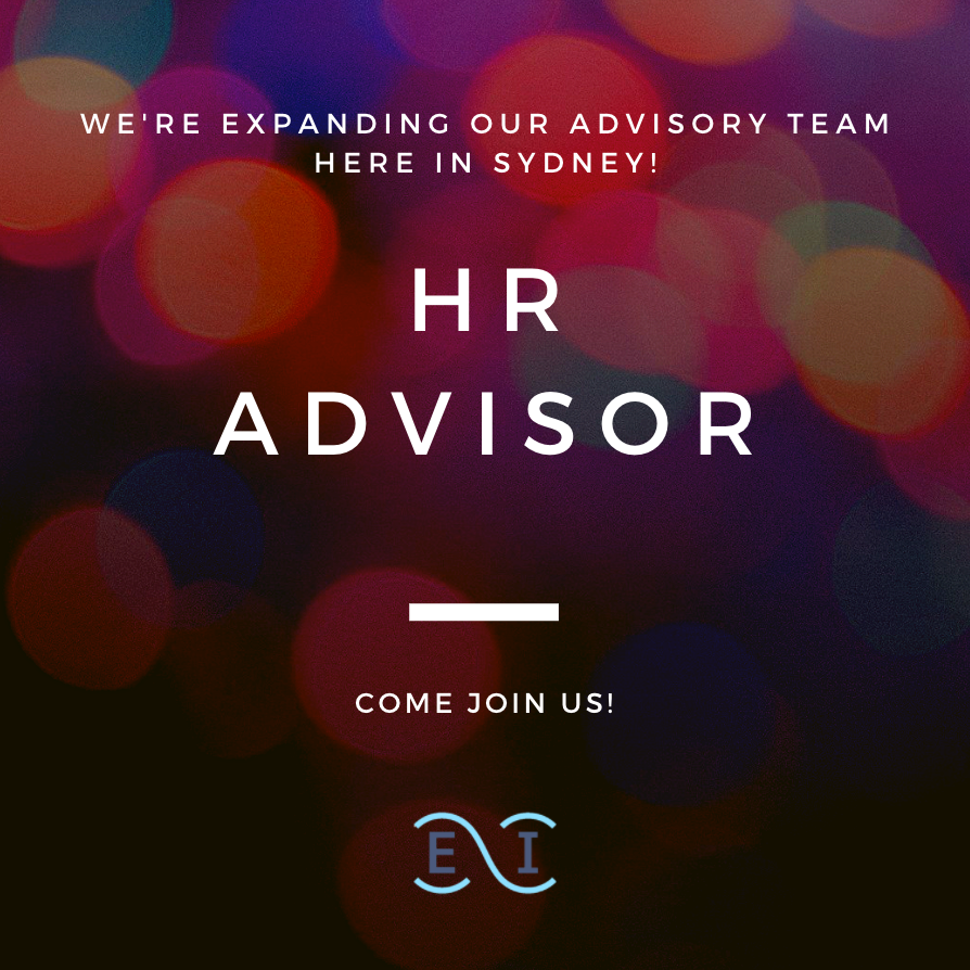 Think_EI's tweet photo. Our HR Advisory team is expanding and a vacancy has arisen for an experienced HR Advisor to join the growing team in Sydney! Find out more and apply at https://t.co/dUYrWnWsTk https://t.co/nWjF8Ji80d