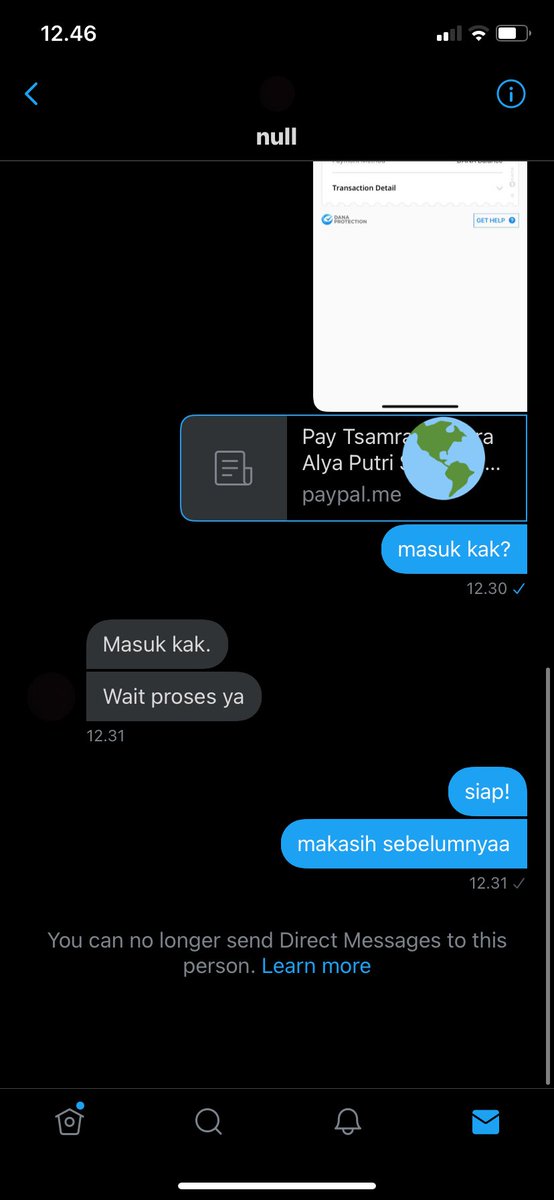 bbbbasdat's tweet image. [ HELP RT ]

PENIPU JASA PAYPAL Jadi gue ketipu, please gue aja kalian jangan, pas pake jasa dia. Ini nomornya 083802519451

hati hati ya temen-temen huhu 
#zonauang #zonaba