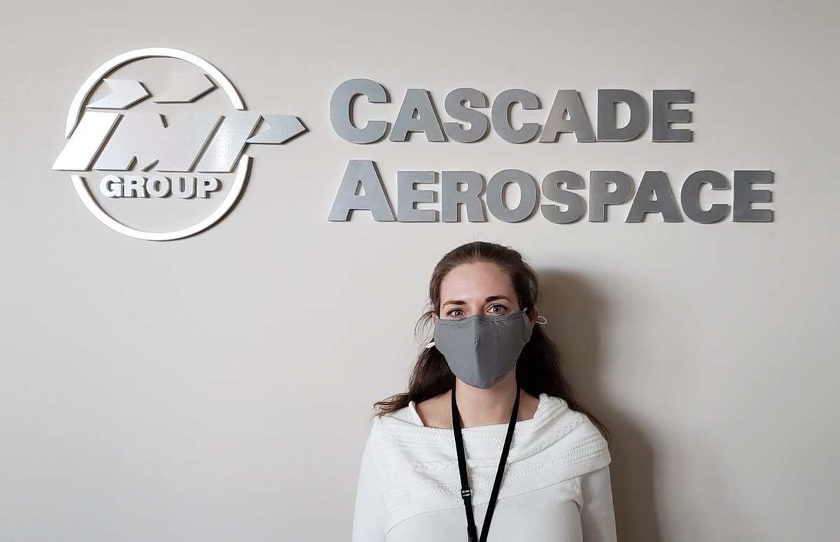 ABTatUFV's tweet photo. Thank you, @CascadeAero, for hosting another ABT student (@PassioneFatato) on practicum. We are grateful for the community partners that host #ABTatUFV students on their administrative practicums! @goUFV https://t.co/NjiC6X6Wkx