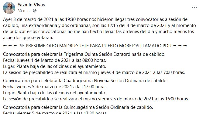 AntiCorrupcioPM's tweet photo. Tal parece que antes de emprender el vuelo lejos de #PuertoMorelos, las aves de raPiña comandadas por la #PresidentaCorrupta Laura Fernández Piña
 darán el madruguete al aprobar el PDU A ESCONDIDAS y a PUERTA CERRADA para que nadie se oponga.

https://t.co/O26TNPvADD https://t.co/GsfGN5Gg6E