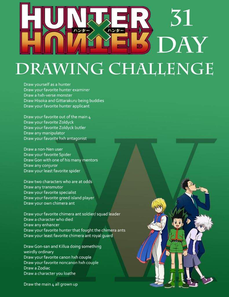 Day 1-Me as a Hunter #hunterxhunter #hxh #Hunter #hunterxhunteroc #hunterxhunterdrawingchallenge