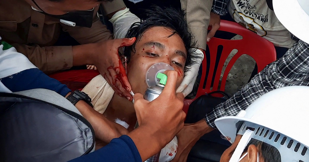 In Myanmar, "the increasingly violent crackdowns mean many healthcare workers are risking their own lives to deliver life-saving treatment to those joining the protests" against the coup. aljazeera.com/news/2021/3/3/…