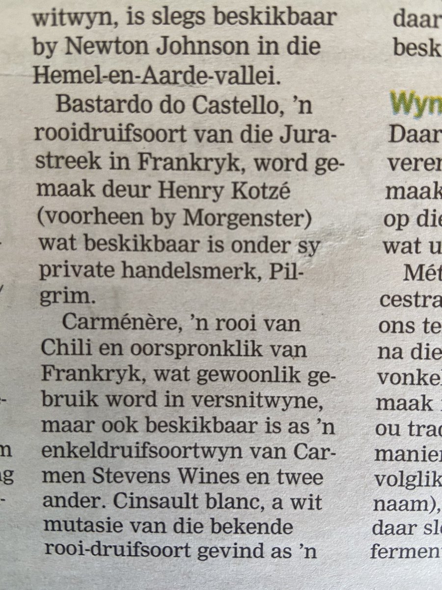 Beautiful article in Die Burger Versnit 03/03/2021 <a href="/Netwerk24/">Netwerk24</a>