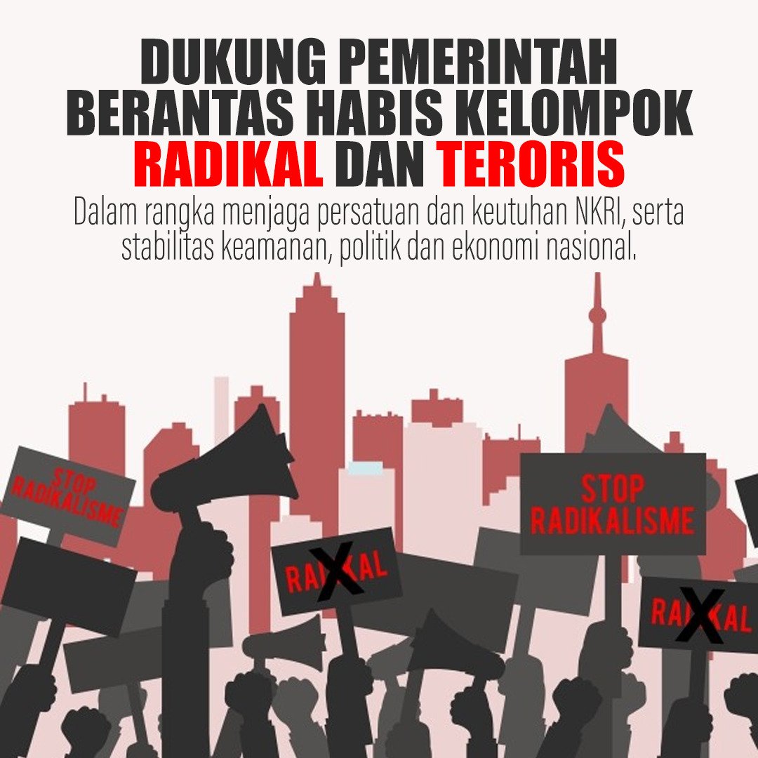 macanmerahputih's tweet photo. Abisinnn sampe akar-akarnya... radikal, teroris, separatis harus disikat semua https://t.co/gxI1kRGRMC