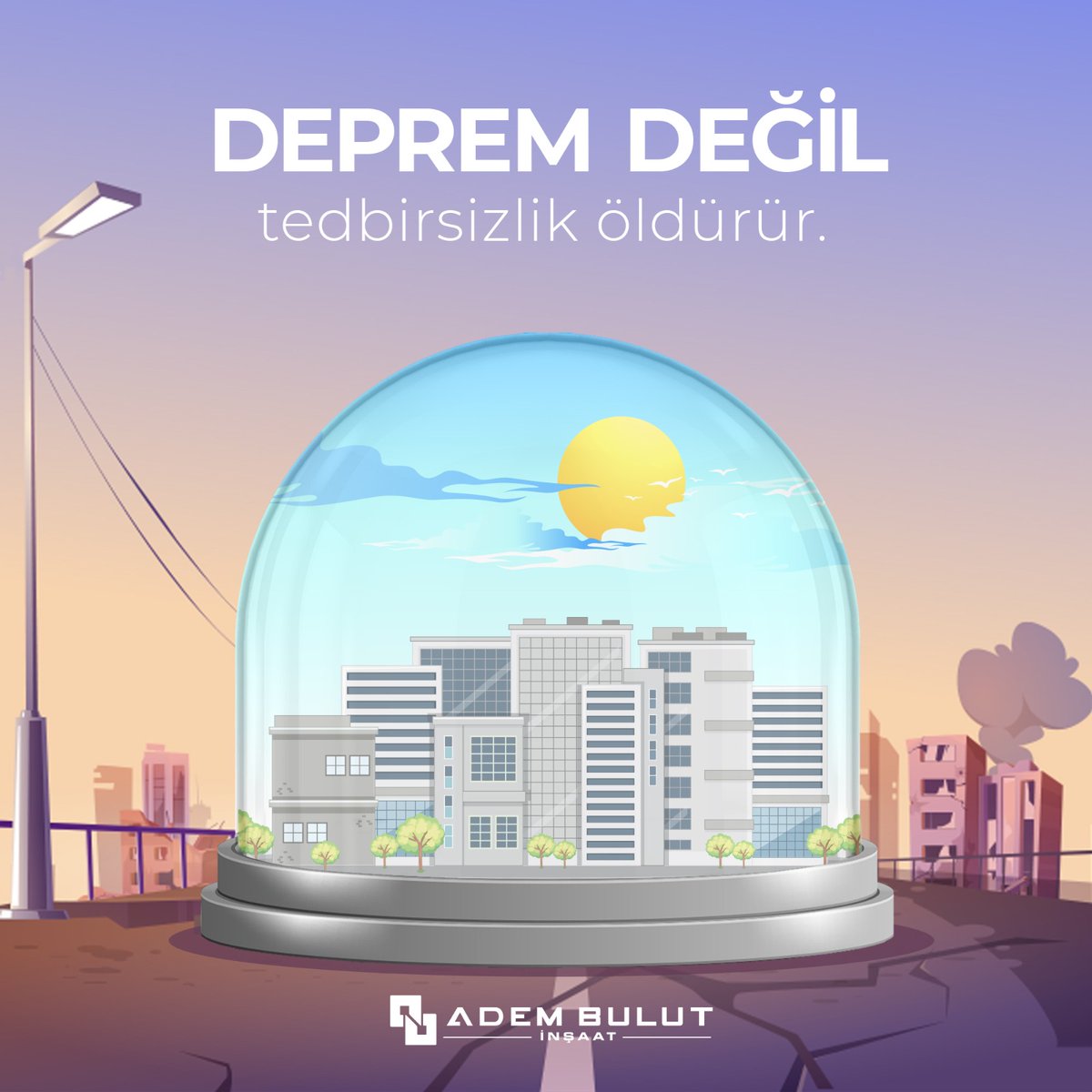 1-7 Aralık Deprem Haftası. Deprem farkındalığımızın toplumsal olarak artması temennimizle. #DepremHaftası