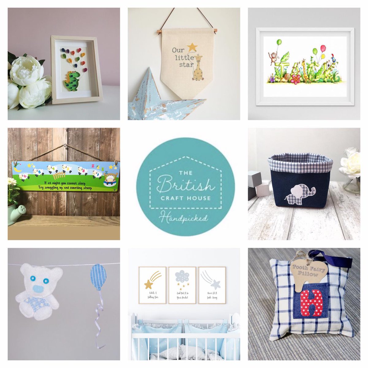 4.3.21 let's go! 😉 It's #teamworkthursday so I thought I would bring you some lovely additions for a nursery or child's bedroom that could accompany my latest giraffe banner. Makers include Ted and Co Home