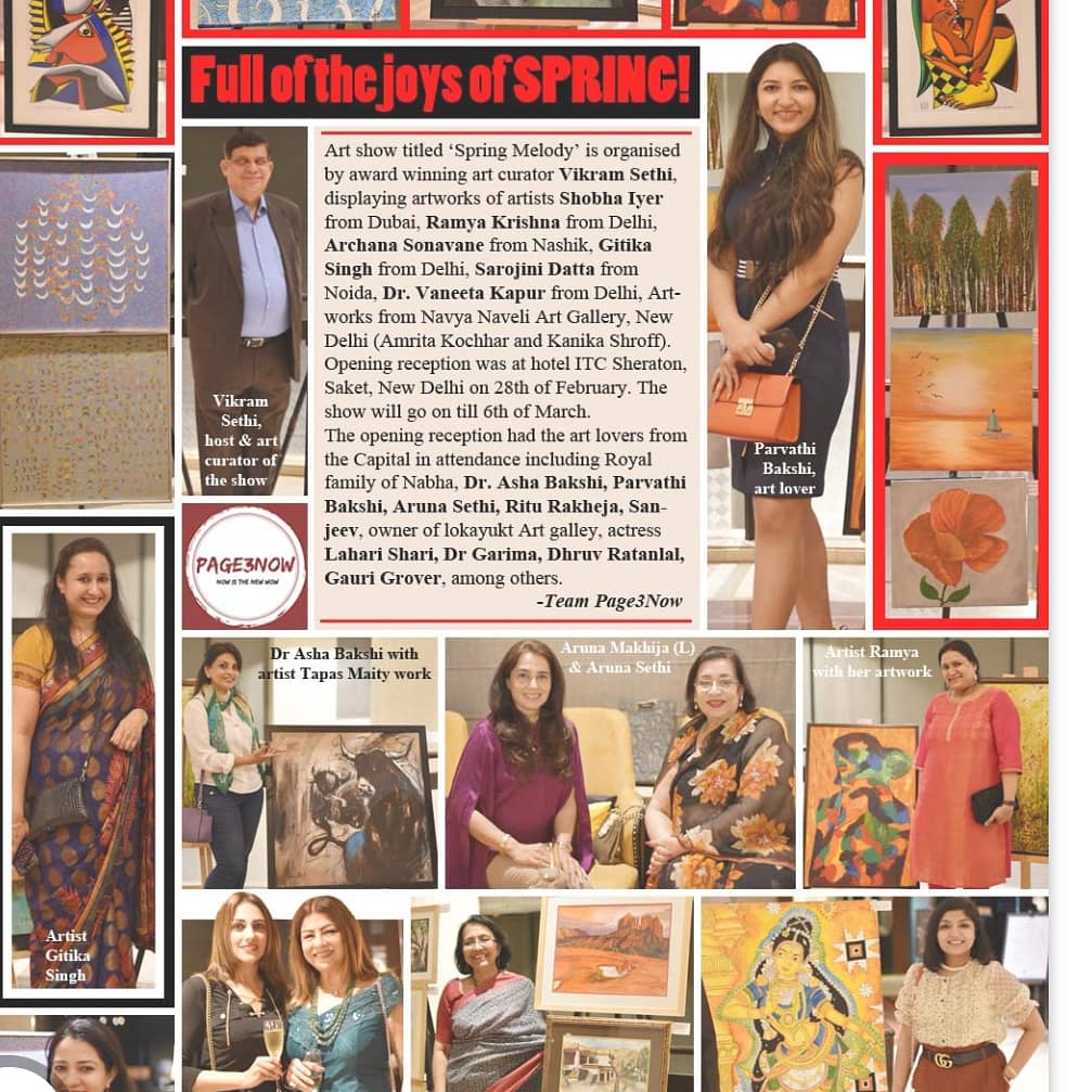 GitikaArt's tweet photo. Media Coverage of the launch day on 28th February, 2021 @sheraton_newdelhi
.
.
.
.
.

#artshowdelhi #artshows #artshowcase #artexhibition #artexhibitions #artexhibitionindia #artshowindia #artforsalebyartist #artforsale #painting #interiordesign #gitikaart #gitikasingh #gitika https://t.co/f99f2dFoZy