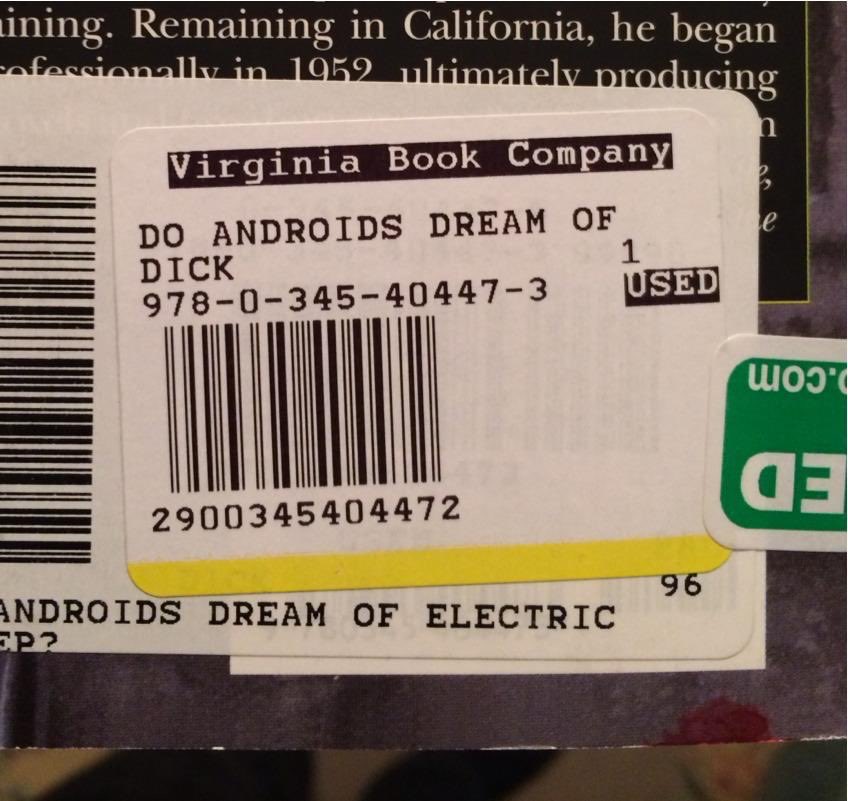 arovingsign9's tweet photo. Surely when they’re not preoccupied with visions of cybernetic revolt #PhilipKDick https://t.co/FJIaAn1Dwg