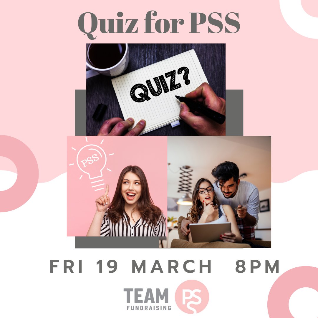 HGSupportUK's tweet photo. Are you ready to Quiz for PSS?!
Join us for a Friday night of questions, answers and fundraising! All of the funds raised for this event will go directly towards helping PSS to continue their vital work #TeamPSS #HyperemesisGravidarum #Fundraising 

https://t.co/FyOzTTpjl5 https://t.co/aBxCcA0DHE